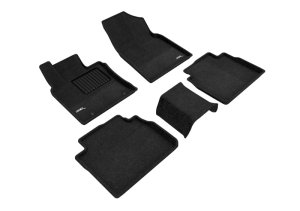 Toyota Avalon Floor Mats - Front and Rear - 3D MAXpider - Elegant Series - Black - `19-`22 Toyota Avalon Floor Mats - Front and Rear - 3D MAXpider - Elegant Series - Black - `19-`22